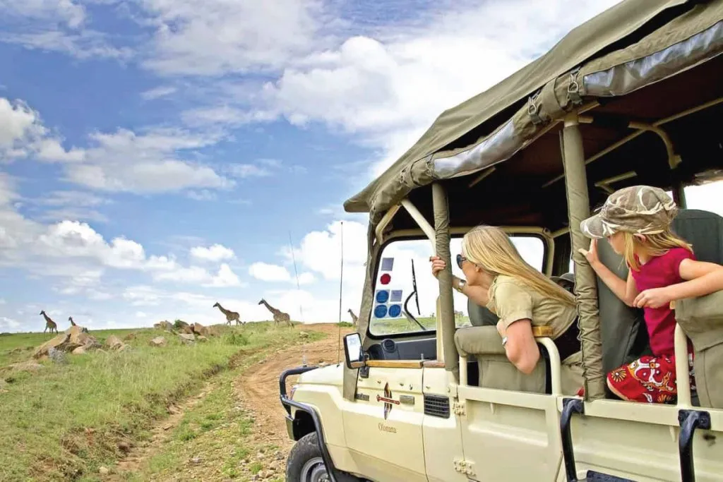 Travelers enjoying a guided safari in Uganda