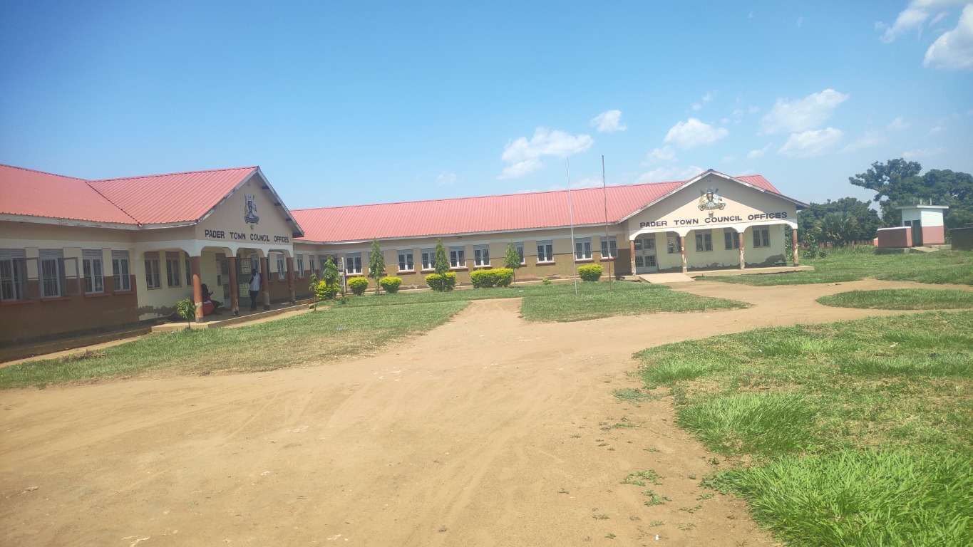 Exterior of the Pader Town Council Administration Block along Lukole Road